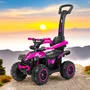 Masinuta de impins, Baby Mix, Mega, Pana la 30 kg, Cu maner de impins, Cu suport picioare, Cu protectii laterale, Cu sunete, 12 luni+, Pink - 2