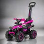 Masinuta de impins, Baby Mix, Mega, Pana la 30 kg, Cu maner de impins, Cu suport picioare, Cu protectii laterale, Cu sunete, 12 luni+, Pink - 5