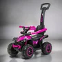 Masinuta de impins, Baby Mix, Mega, Pana la 30 kg, Cu maner de impins, Cu suport picioare, Cu protectii laterale, Cu sunete, 12 luni+, Pink - 5