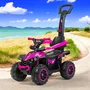 Masinuta de impins, Baby Mix, Mega, Pana la 30 kg, Cu maner de impins, Cu suport picioare, Cu protectii laterale, Cu sunete, 12 luni+, Pink - 4