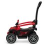 Masinuta de impins, Baby Mix, Mega Prime, Pana la 30 kg, Cu maner de impins, Cu protectii laterale, Cu sunete, Roti EVA, 12 luni+, Red - 5