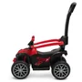 Masinuta de impins, Baby Mix, Mega Prime, Pana la 30 kg, Cu maner de impins, Cu protectii laterale, Cu sunete, Roti EVA, 12 luni+, Red - 5