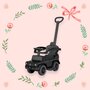 Masinuta de impins, Baby Mix, Mercedes Benz G-Class G63, Cu maner de impins detasabil, Cu protectii laterale, Cu suport pentru picioare, Cu melodii si claxon, Cu suport jucarii sub sezut si suport pahar, 24 luni+, Black - 5