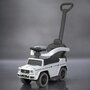 Masinuta de impins, Baby Mix, Mercedes Benz G-Class G63, Cu maner de impins detasabil, Cu protectii laterale, Cu suport pentru picioare, Cu melodii si claxon, Cu suport jucarii sub sezut si suport pahar, 24 luni+, White - 5