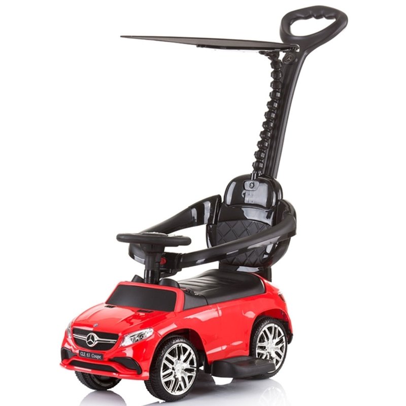 Chipolino - masinuta de impins mercedes amg gle 63 coupe cu maner si copertina, red
