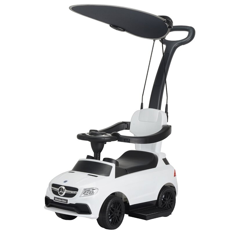 Chipolino - masinuta de impins cu maner si copertina mercedes amg gle 63 white