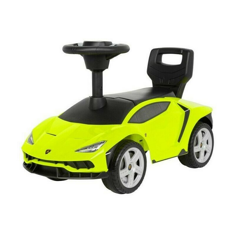 Ecotoys - Masinuta de impins Lamborghini 3726A Cu sunete, Cu lumini, Verde