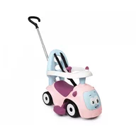 Black Friday - Reduceri Vehicul ride-on, Smoby, 3 in 1, Cu maner parental si protectii laterale detasabile, Cu centura de siguranta si suport picoare,  6 luni+, Pink Promotie