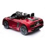 Masinuta electrica, Baby Mix, AUDI R8 Spyder Maxi, 12 V, Pana la 30 kg, Conexiune USB, Cu lumini LED si muzica, Cu afisaj digital, 3-8 ani, Red - 5