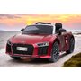 Masinuta electrica, Baby Mix, AUDI R8 Spyder Maxi, 12 V, Pana la 30 kg, Conexiune USB, Cu lumini LED si muzica, Cu afisaj digital, 3-8 ani, Red - 3