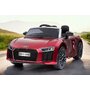Masinuta electrica, Baby Mix, AUDI R8 Spyder Maxi, 12 V, Pana la 30 kg, Conexiune USB, Cu lumini LED si muzica, Cu afisaj digital, 3-8 ani, Red - 7
