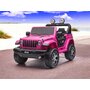 Masinuta electrica, Baby Mix, Jeep Wrangler Rubicon, 12V, Pana la 30 kg, Conexiune USB, Cu lumini LED si muzica, Cu afisaj digital, 3-8 ani, Red - 3
