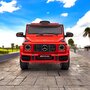 Masinuta electrica, Baby Mix, Mercedes AMG G63, 12V, Pana la 25 kg, Conexiune USB, Cu lumini LED si muzica, Cu afisaj digital, 3-8 ani, Red - 3