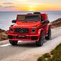 Masinuta electrica, Baby Mix, Mercedes AMG G63, 12V, Pana la 25 kg, Conexiune USB, Cu lumini LED si muzica, Cu afisaj digital, 3-8 ani, Red - 4