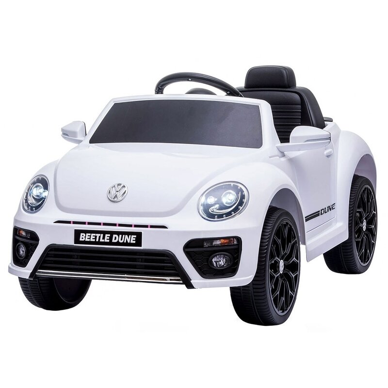 Chipolino - Masinuta electrica Volkswagen Beetle Dune Convertible, Alb