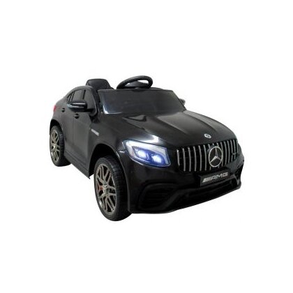 masinuta electrica cu telecomanda 4 x 4, roti eva, varsta 3-6 ani, mercedes amg glc 63s, 115x61x55 cm, putere 180w r-sport - negru