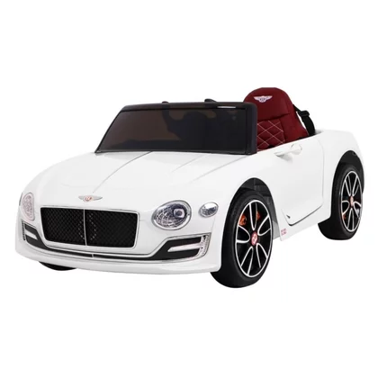masinuta electrica cu telecomanda bentley exp 12, roti eva, scaun tapitat, 107x59x44 cm, putere 24v - alb
