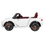 masinuta electrica cu telecomanda bentley exp 12, roti eva, scaun tapitat, 107x59x44 cm, putere 24v - alb - 4