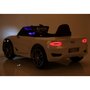 masinuta electrica cu telecomanda bentley exp 12, roti eva, scaun tapitat, 107x59x44 cm, putere 24v - alb - 18