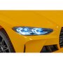 masinuta electrica cu telecomanda bmw m4, roti eva, scaun tapitat, 112x71x46 cm, putere 70w - galben - 6