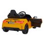 masinuta electrica cu telecomanda bmw m4, roti eva, scaun tapitat, 112x71x46 cm, putere 70w - galben - 11