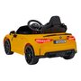 masinuta electrica cu telecomanda bmw m4, roti eva, scaun tapitat, 112x71x46 cm, putere 70w - galben - 13