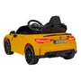 masinuta electrica cu telecomanda bmw m4, roti eva, scaun tapitat, 112x71x46 cm, putere 70w - galben - 13