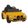 masinuta electrica cu telecomanda bmw m4, roti eva, scaun tapitat, 112x71x46 cm, putere 70w - galben - 16