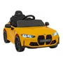 masinuta electrica cu telecomanda bmw m4, roti eva, scaun tapitat, 112x71x46 cm, putere 70w - galben - 16