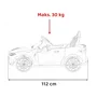masinuta electrica cu telecomanda bmw m4, roti eva, scaun tapitat, 112x71x46 cm, putere 70w - galben - 19
