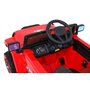 masinuta electrica cu telecomanda brd-7588, 4x4 permanent, roti eva, scaun tapitat, 112x70x72 cm, putere 48v - rosu - 6