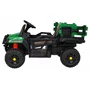 masinuta electrica cu telecomanda farmer pick-up, roti eva, scaun tapitat, 116x66x65 cm, putere 70w - verde - 1