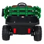 masinuta electrica cu telecomanda farmer pick-up, roti eva, scaun tapitat, 116x66x65 cm, putere 70w - verde - 3