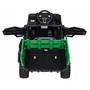 masinuta electrica cu telecomanda farmer pick-up, roti eva, scaun tapitat, 116x66x65 cm, putere 70w - verde - 4