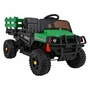 masinuta electrica cu telecomanda farmer pick-up, roti eva, scaun tapitat, 116x66x65 cm, putere 70w - verde - 6
