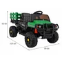 masinuta electrica cu telecomanda farmer pick-up, roti eva, scaun tapitat, 116x66x65 cm, putere 70w - verde - 13