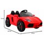masinuta electrica cu telecomanda future bbh-1188, roti si scaun din plastic, 106x63x44 cm, putere 24v - rosu - 10