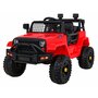 masinuta electrica cu telecomanda jeep dark night, roti eva, scaun tapitat, 100x67x59 cm, putere 70w - rosu - 4