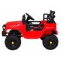 masinuta electrica cu telecomanda jeep dark night, roti eva, scaun tapitat, 100x67x59 cm, putere 70w - rosu - 7