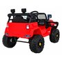 masinuta electrica cu telecomanda jeep dark night, roti eva, scaun tapitat, 100x67x59 cm, putere 70w - rosu - 11