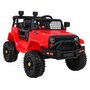 masinuta electrica cu telecomanda jeep dark night, roti eva, scaun tapitat, 100x67x59 cm, putere 70w - rosu - 13