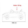 masinuta electrica cu telecomanda lexus lc500, roti eva, scaun tapitat, 108x60x43 cm, putere 70w - rosu - 2