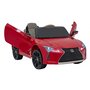 masinuta electrica cu telecomanda lexus lc500, roti eva, scaun tapitat, 108x60x43 cm, putere 70w - rosu - 6