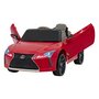 masinuta electrica cu telecomanda lexus lc500, roti eva, scaun tapitat, 108x60x43 cm, putere 70w - rosu - 8