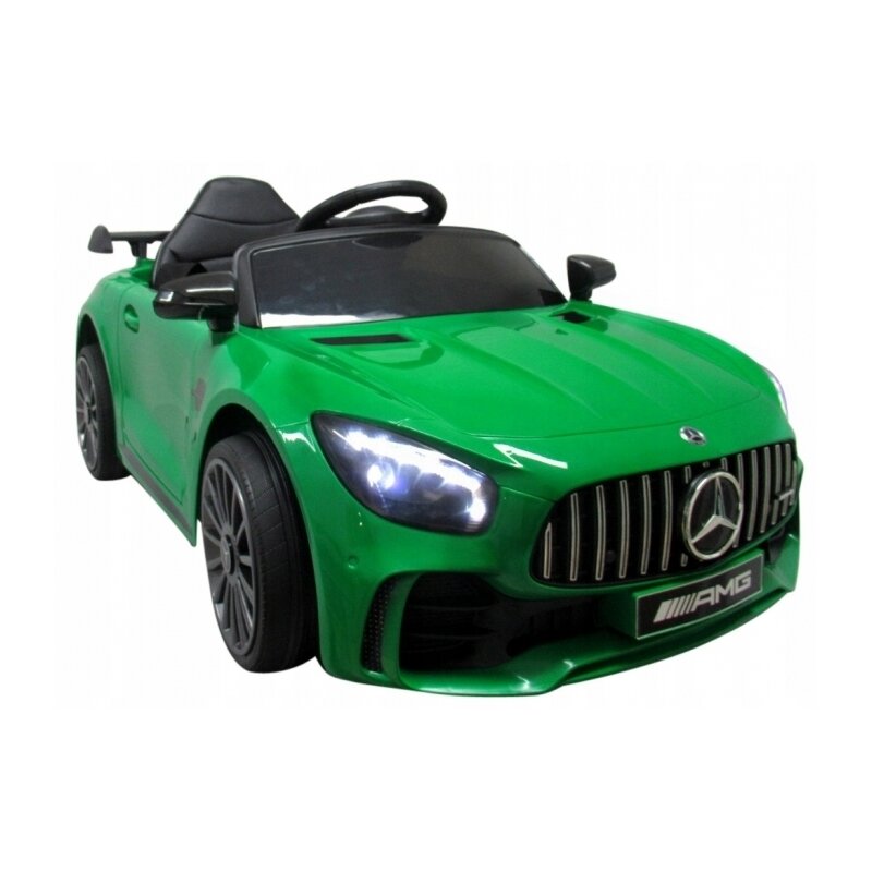 R-sport - masinuta electrica mercedes amg gtr-s cu telecomanda, verde