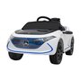 masinuta electrica cu telecomanda mercedes benz amg eqa, roti eva, scaun tapitat, 101x69x53 cm, putere 70w - alb - 13