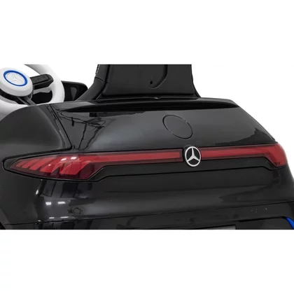 masinuta electrica cu telecomanda mercedes benz amg eqa, roti eva, scaun tapitat, 101x69x53 cm, putere 70w - negru