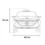masinuta electrica cu telecomanda mercedes benz amg eqa, roti eva, scaun tapitat, 101x69x53 cm, putere 70w - negru - 2