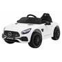 masinuta electrica cu telecomanda mercedes benz gt, roti eva, scaun tapitat, 108x68x48 cm, putere 70w - alb - 1
