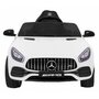 masinuta electrica cu telecomanda mercedes benz gt, roti eva, scaun tapitat, 108x68x48 cm, putere 70w - alb - 3